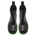 Robust Yeşil Kadın Deri Chelsea Bot