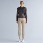 Roisin Kadın Deri Stretch Pantolon