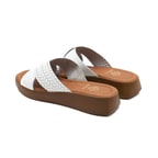 Ross Beyaz Kadın Deri Terlik