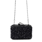 Rowena Siyah Kadın Parlak Taşlı Gece Çantası