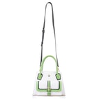 Samen Beyaz Kadın Deri El Çantası