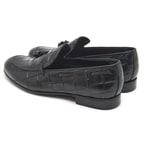 Samuel Siyah Erkek Kroko Baskılı Deri Klasik Ayakkabı