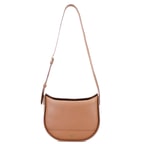 Samy Kahve Kadın Deri Omuz Çantası