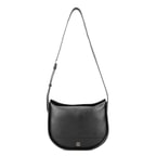 Samy Siyah Kadın Deri Omuz Çantası