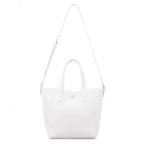 Sandio Beyaz Kadın Deri Omuz Çantası 