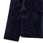 Sarah Mavi Kadın Kürk Kaban