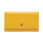 Sarı Kadın Floter Deri Cüzdan
