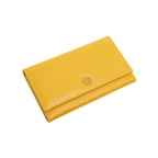Sarı Kadın Floter Deri Cüzdan
