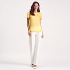 Sarı Kadın Tekstil Bluz