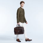 Saverio Erkek Süet Deri Gömlek