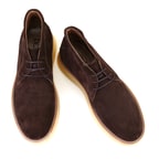 Savva Kahve Erkek Bağcıklı Süet Deri Bot