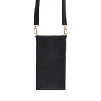 Senni Siyah Kadın Deri Telefon Çantası 