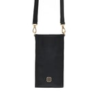 Senni Siyah Kadın Deri Telefon Çantası 