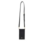 Senni Siyah Kadın Deri Telefon Çantası 