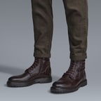 Servo Kahve Erkek Deri Bot