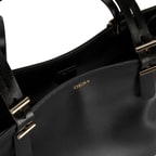 Seven Big Siyah Kadın Deri Omuz Çantası