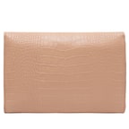 Sharon Bej Kadın Kroko Baskılı Deri Portföy Çanta