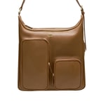 Shay Taba Kadın Cepli Deri Omuz Çantası