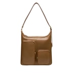 Shay Taba Kadın Cepli Deri Omuz Çantası