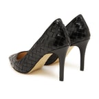 Siyah Alba Kadın Deri Klasik Ayakkabı