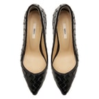 Siyah Alba Kadın Deri Klasik Ayakkabı