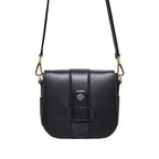 Siyah Alfia Kadın Deri Çapraz Çanta