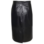 Siyah Alice Kadın Deri Kalem Etek