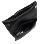 Siyah Amite Fiyonklu El Çantası