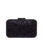 Siyah Arbre Zincir Detaylı Kadın Gece Çantası