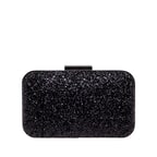 Siyah Arbre Zincir Detaylı Kadın Gece Çantası