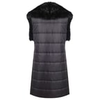 Siyah Bibiana Kadın Kürk Yelek