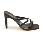 Siyah Biga Kadın Deri Terlik