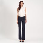 Siyah Boru Paça Kadın Pantolon