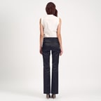 Siyah Boru Paça Kadın Pantolon