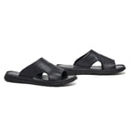 Siyah Brando Erkek Deri Terlik