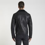 Siyah Dante Erkek Kürk Mont