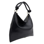 Siyah Dauer Kadın Deri Omuz Askılı Çanta