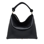 Siyah Dauer Kadın Deri Omuz Askılı Çanta