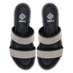 Siyah Deka Kadın Terlik