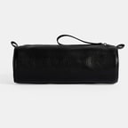 Siyah Deri Kalemlik/Tıraş/Makyaj Çantası