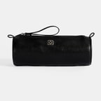 Siyah Deri Kalemlik/Tıraş/Makyaj Çantası