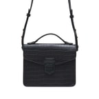 Siyah Diode Kadın Deri Omuz Askılı Çanta