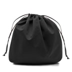 Siyah El Emeği Örgü Deri Çanta