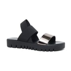 Siyah Ellan Kadın Terlik/Sandalet