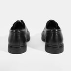 Siyah Erkek Bağcıklı Deri Klasik Ayakkabı