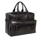 Siyah Erkek Deri Seyahat Çantası