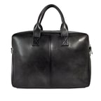 Siyah Erkek Deri Seyahat Çantası