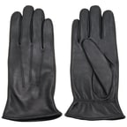 Siyah Erkek Lastikli Deri Eldiven