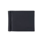 Siyah Erkek Para Klipsli Deri Cüzdan / Kartlık