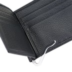 Siyah Erkek Para Klipsli Deri Cüzdan / Kartlık